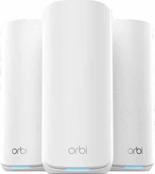 Sistem mesh WiFi NETGEAR Orbi 870, Tri-band WiFi 7, 10Gbps, i bardhë