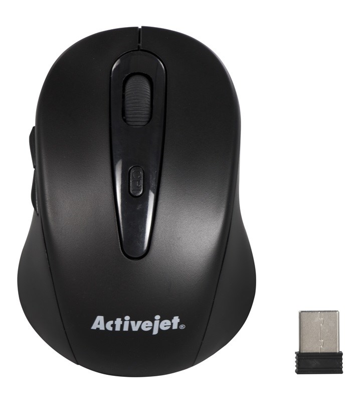 Maus Activejet AMY-213, Wireless 1600 DPI, e zezë