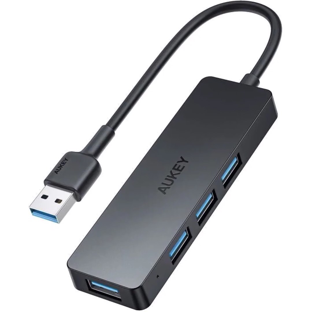 USB Hub USB-A Aukey CB-H39, 4 porte, 5Gbps, i zi