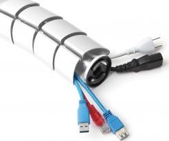 Organizues kabllosh InLine cable duct, fleksibël vertikal, 0.8m, i bardhë