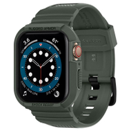 Mbështjellëse për Apple Watch 45mm/44mm Spigen Rugged Armor Pro, e gjelbër