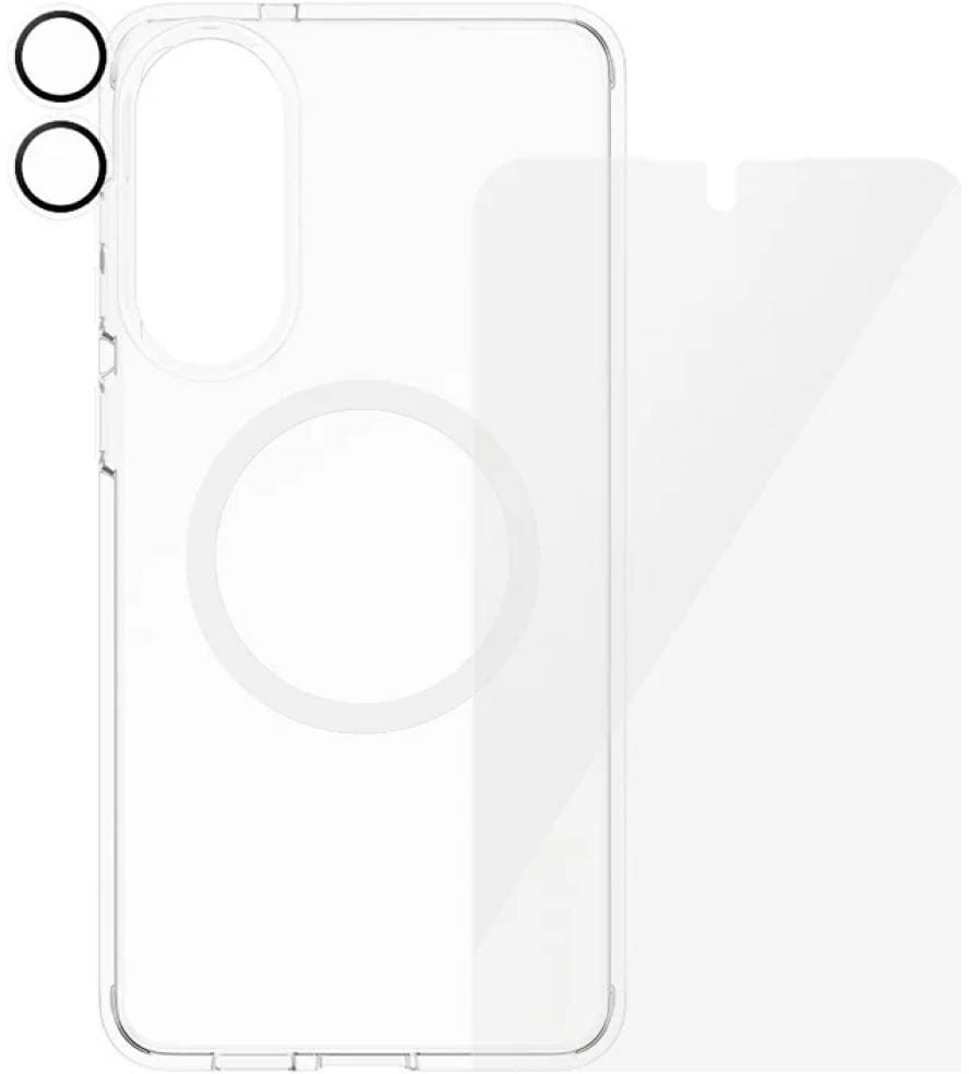 Set mbrojtës CARE by PanzerGlass Flagship 3in1 për Samsung Galaxy S25 Edge, kllapë xham mbrojtës lente