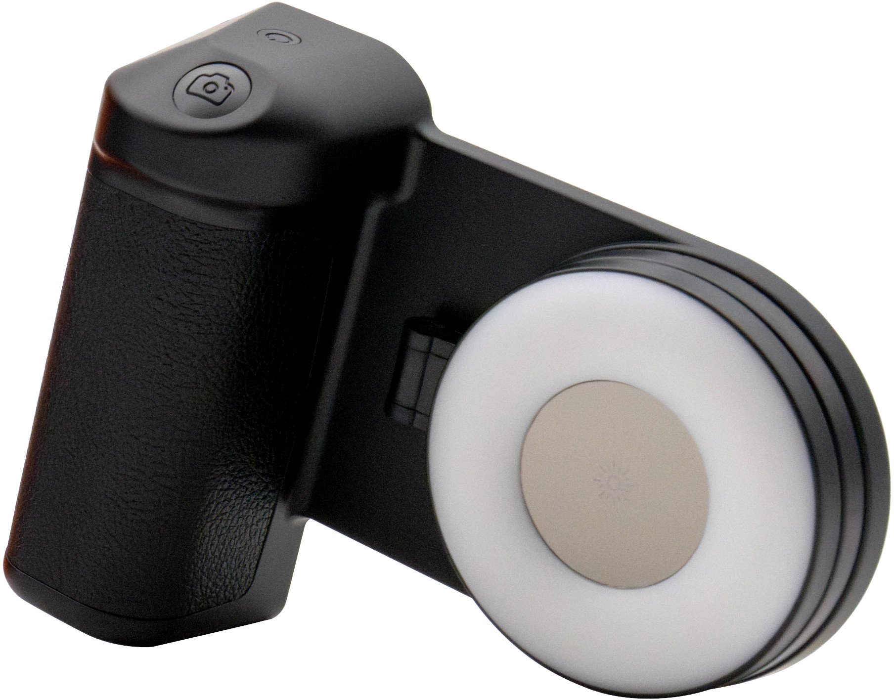 Држач за селфи со батерија РеалПауер Селфи МагФри, 4800 mAh, светло за селфи, црна