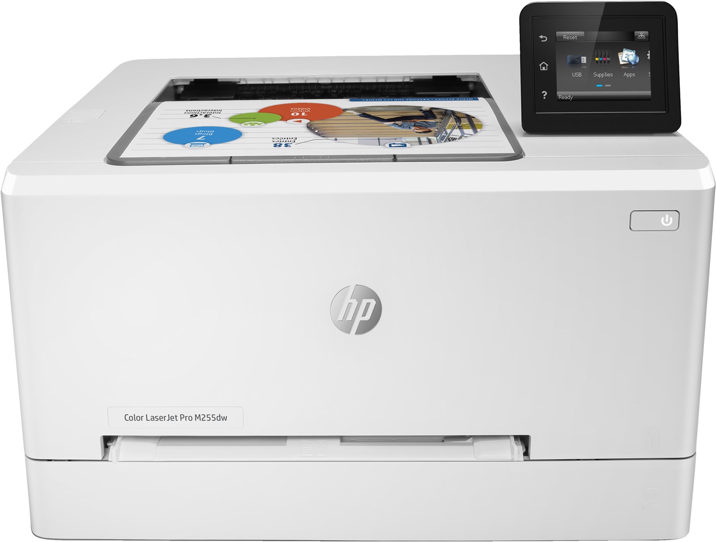 Printer me ngjyra HP Color LaserJet Pro M255dw, A4, Wi-Fi, i bardhë 