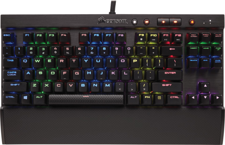 Tastierë Corsair Gaming K65 RGB RAPIDFIRE, Cherry MX Speed, EU