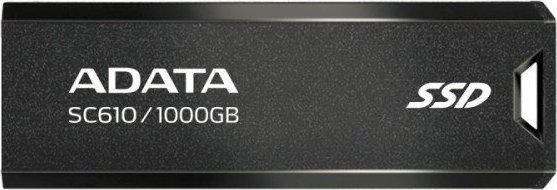 SSD i jashtëm ADATA SC610, 1TB, USB 3.2 Gen2, i zi kuqe