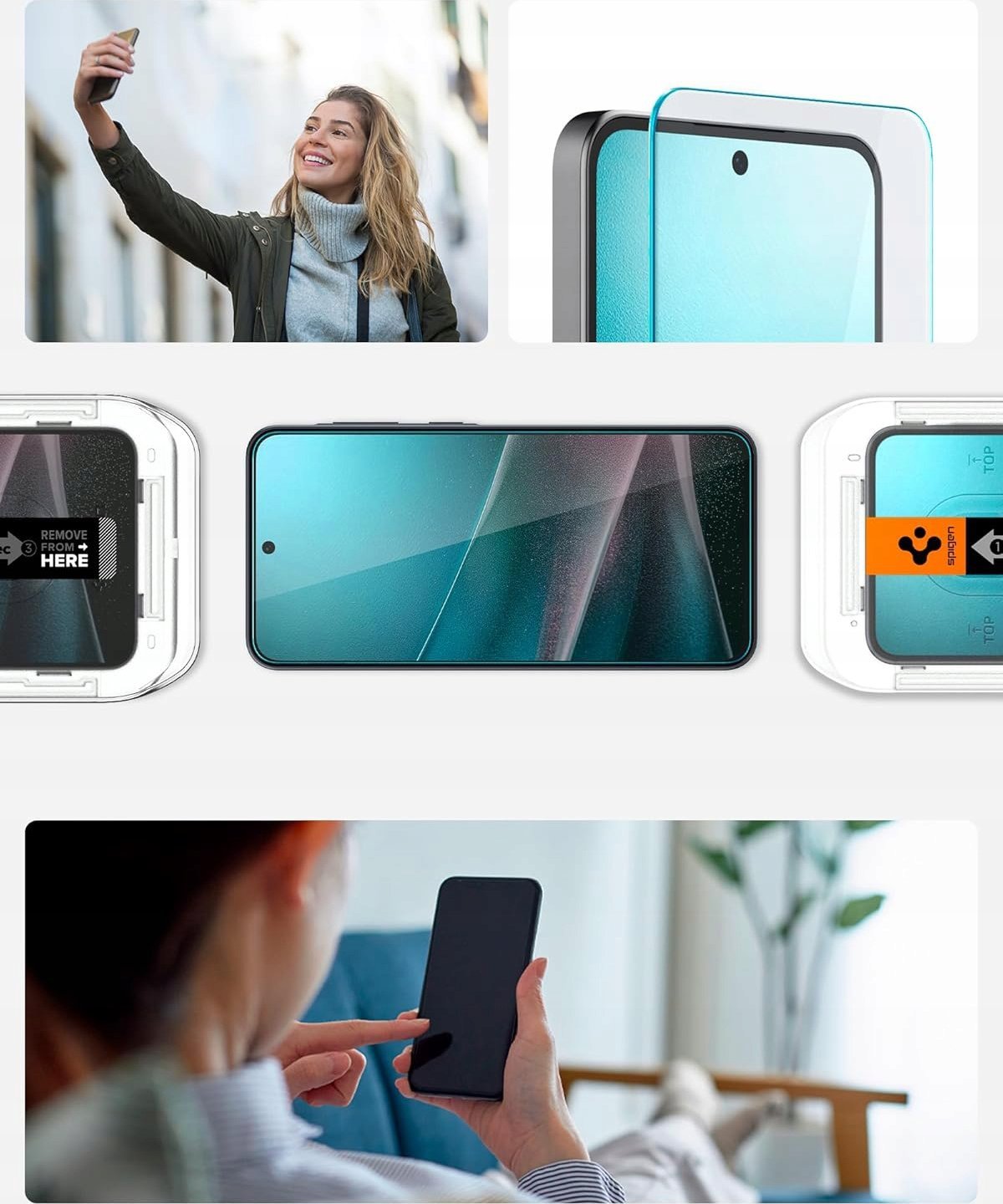 Заштитно стакло Spigen Glass TR EZ Fit, 2 парчиња, за Samsung Galaxy A36 5G, проѕирно