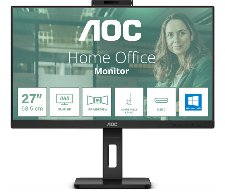 Monitor AOC Q27P3CW - LED, 27", QHD, i zi