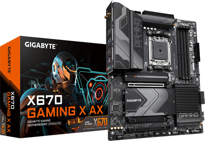 Pllakë amë GIGABYTE X670 Gaming X AX - AMD X670