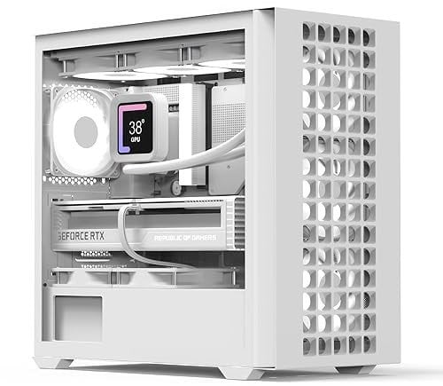 Каса PC ACCS 302A Mini Tower, Micro ATX Mini ITX, ARGB, бела