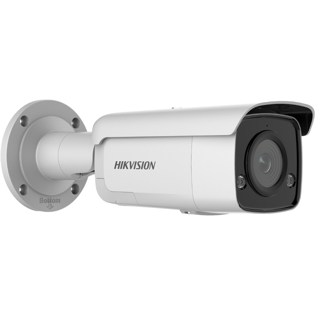 Kamerë sigurie Hikvision DS-2CD2T46G2-ISU/SL, 4 MP, 2688 x 1520, me mikrofon të integruar, me detektim të lëvizjes, e bardhë