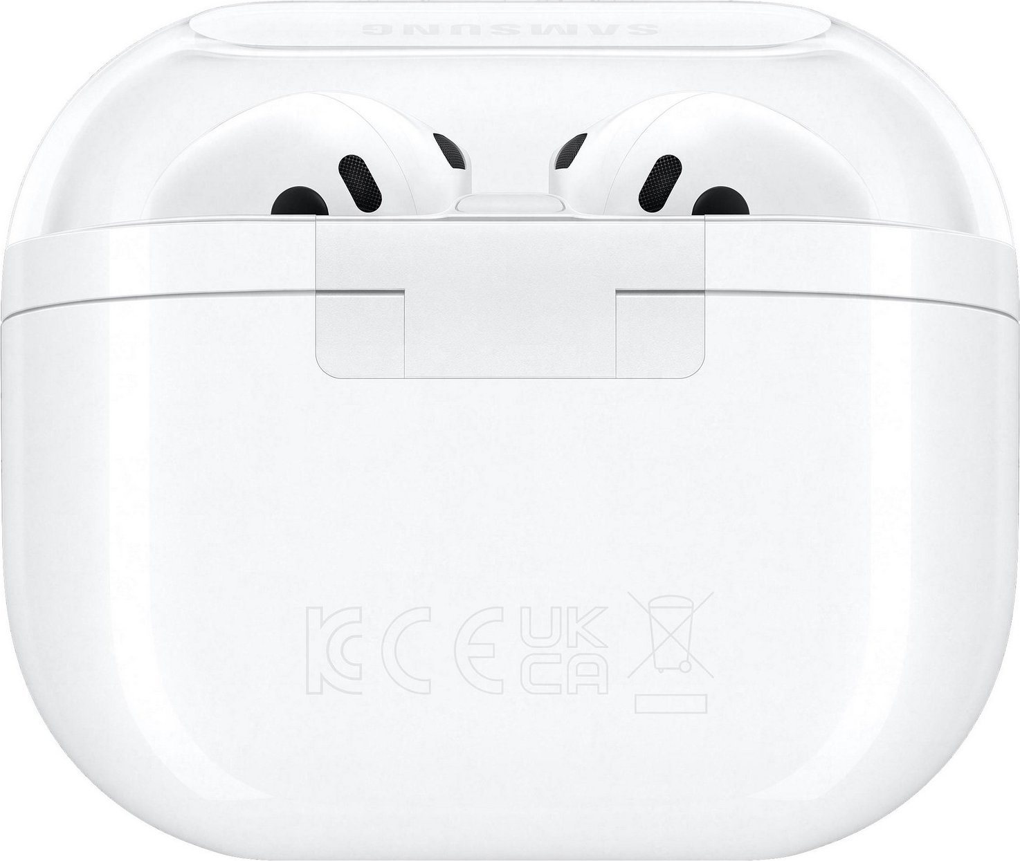 Kufje Samsung Galaxy Buds 3 R530, pa tela, me kuti karikimi, të bardha