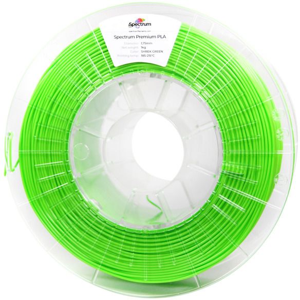 Filament 3D Spectrum PETG, 1.75mm, 1kg, jeshile e çelët