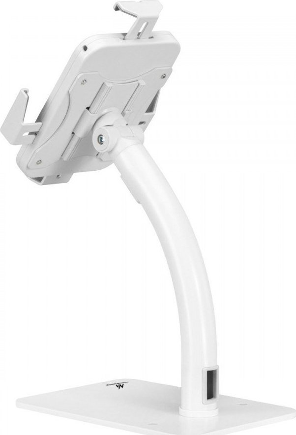 Mbajtëse muri dhe tavoline për tablet Maclean MC-468W, 7.9-11", me kyç, e bardhë