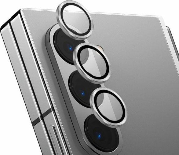 Заштита за камера Uniq Optix Aluminum, за Samsung Galaxy Z Fold6, калено стакло, shimmer white