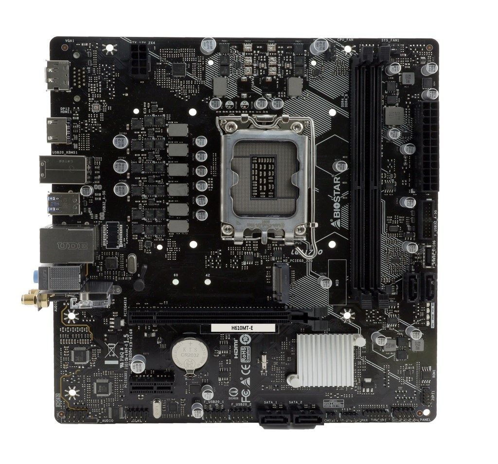 Pllakë amë Biostar H610MT-E Intel H610 LGA 1700 micro ATX