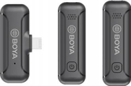 Mikrofon wireless BOYA BY-WM3T2-D2, 2.4 GHz, për smartphone, i zi
