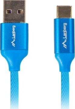 Kabllo USB Lanberg, USB-A, 0.5 m, e kaltër