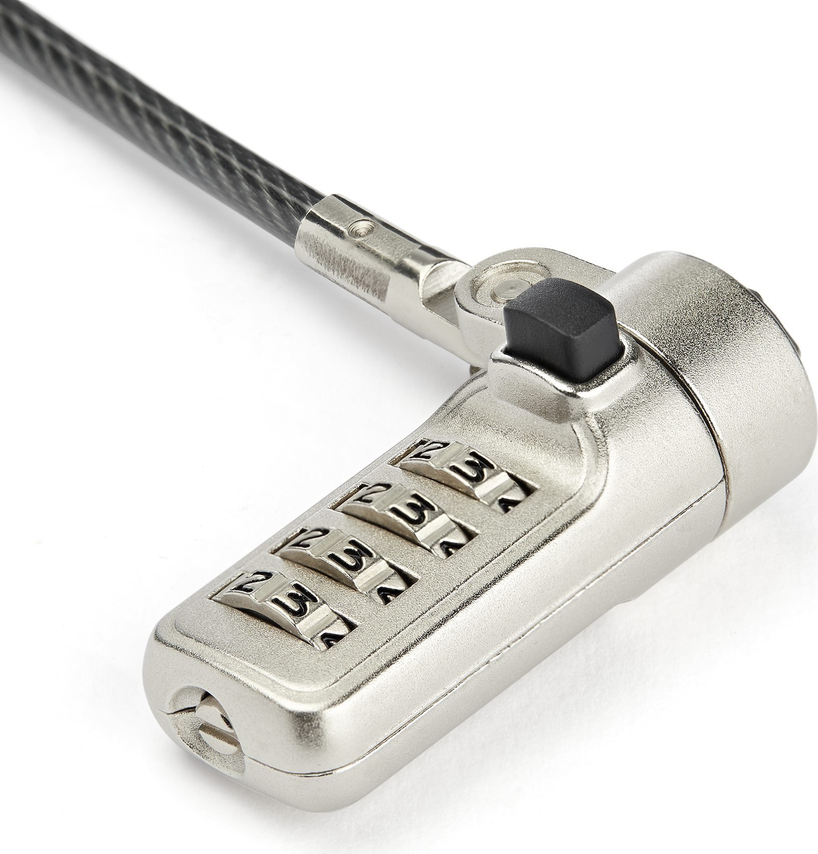 Kabëll sigurie për laptop StarTech, 2m, kombinim 4 shifror, e zezë