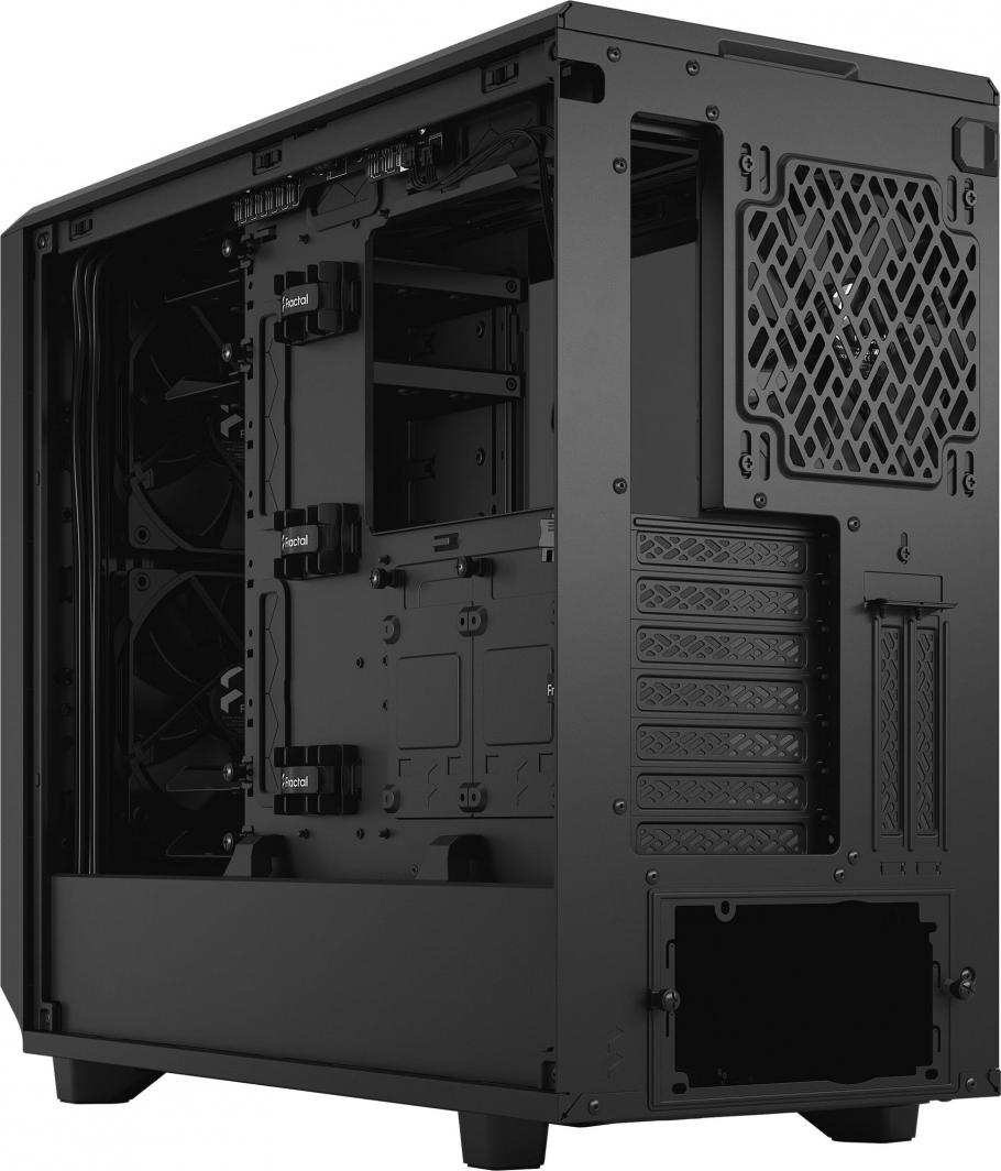 Kasë Fractal Design Meshify 2 TG Light Tint, e zezë, Midi Tower