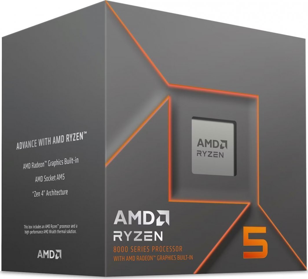 Procesor AMD Ryzen 5 8600G, 4.3 GHz, 6 bërthama, Radeon 760M