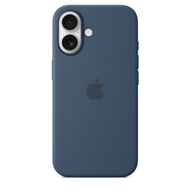 Apple iPhone 16 Silicone Case with MagSafe, Denim