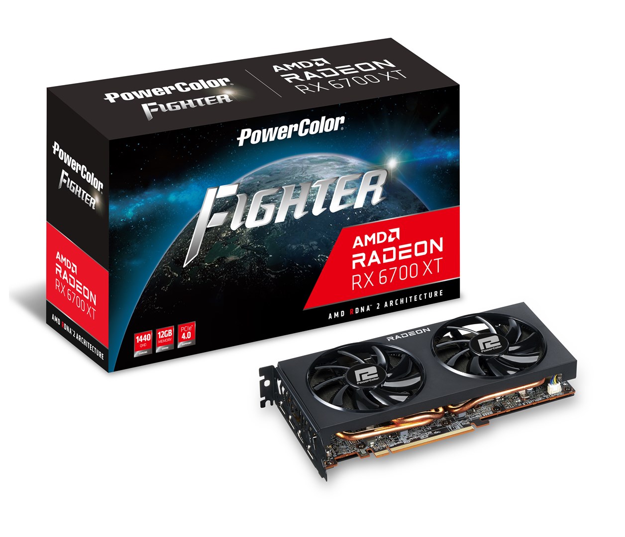 Kartë grafike PowerColor AX AMD Radeon RX 6700 XT, 12 GB GDDR6