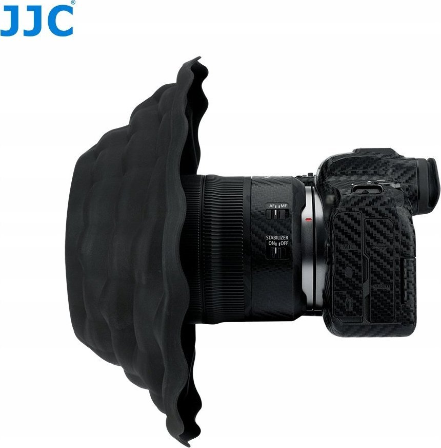 Hood objektivi JJC LH-ARLII, për lente 73-88 mm, i zi