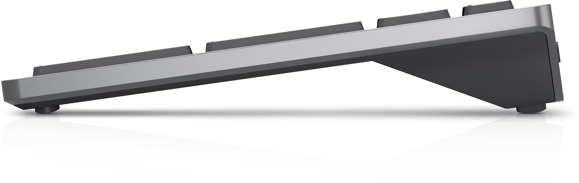 Tastierë Dell KB740, RF Wireless + Bluetooth, e zezë / e hirtë