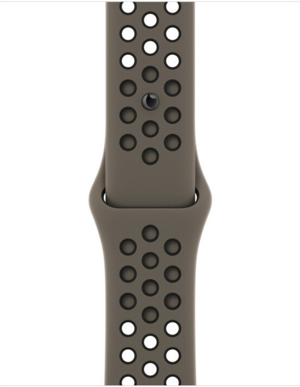 Apple Watch 41mm Nike Band, Olive Grey/Black Nike Sport Band