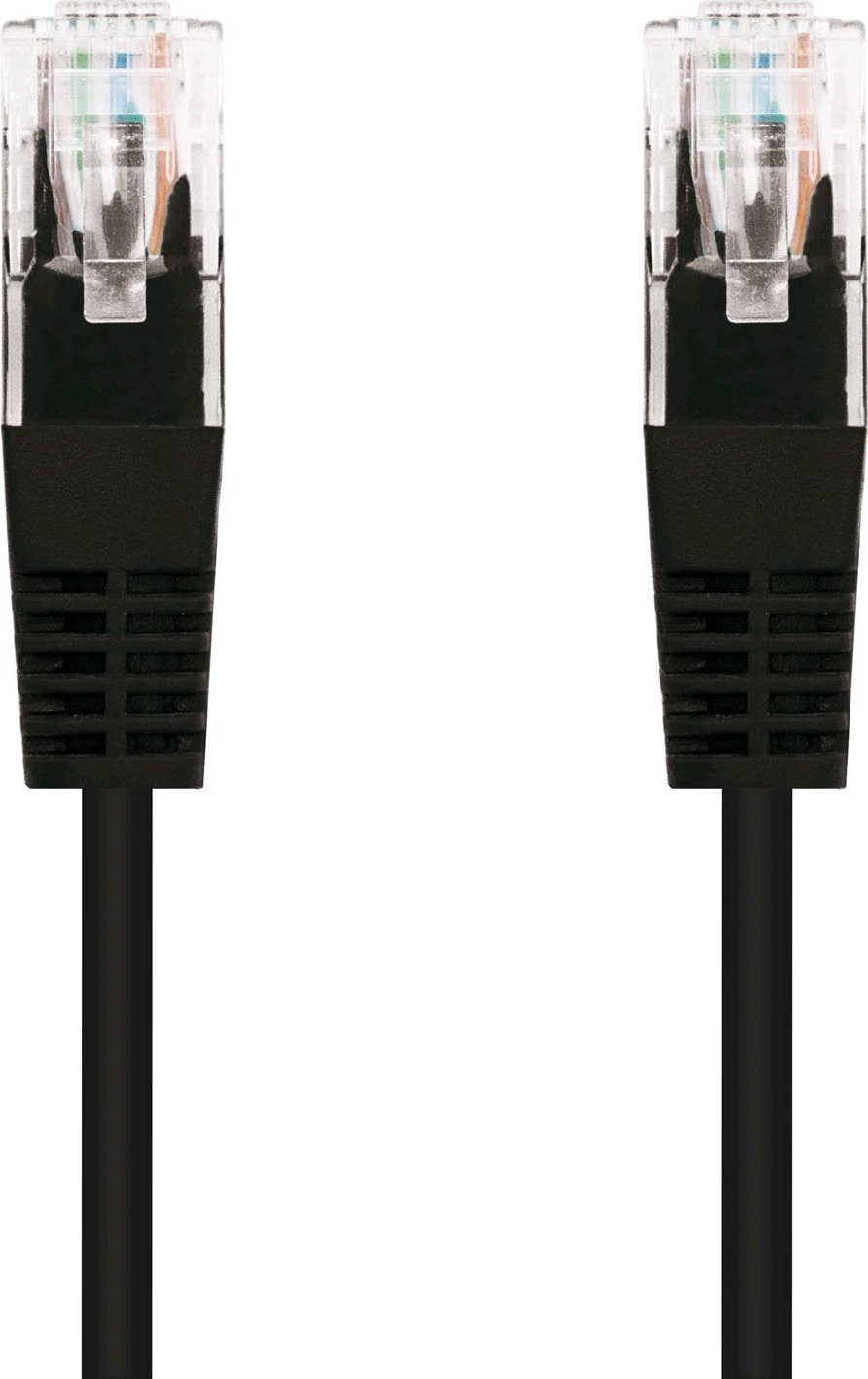 Мрежен кабел C-TECH Patchcord Cat5e, UTP, 5m, црн