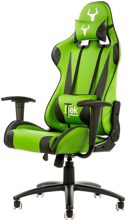 Karrige iTek TAURUS P2, ngjyra e zezë dhe e gjelbër