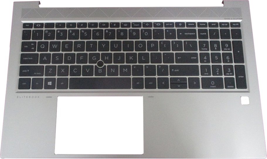 Kapak dhe tastierë laptopi HP M21678-041, pjesë origjinale, pa ndriçim, e zezë