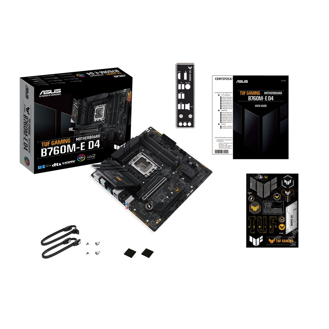 Pllakë amë ASUS TUF Gaming B760M-E D4 Intel B760 LGA 1700 micro ATX