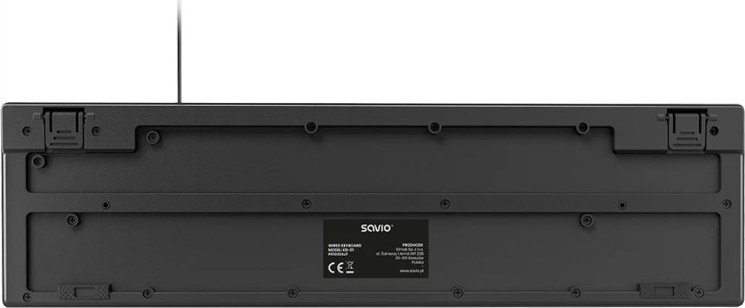 Tastierë Savio KB-01, me kabllo, USB, e zezë