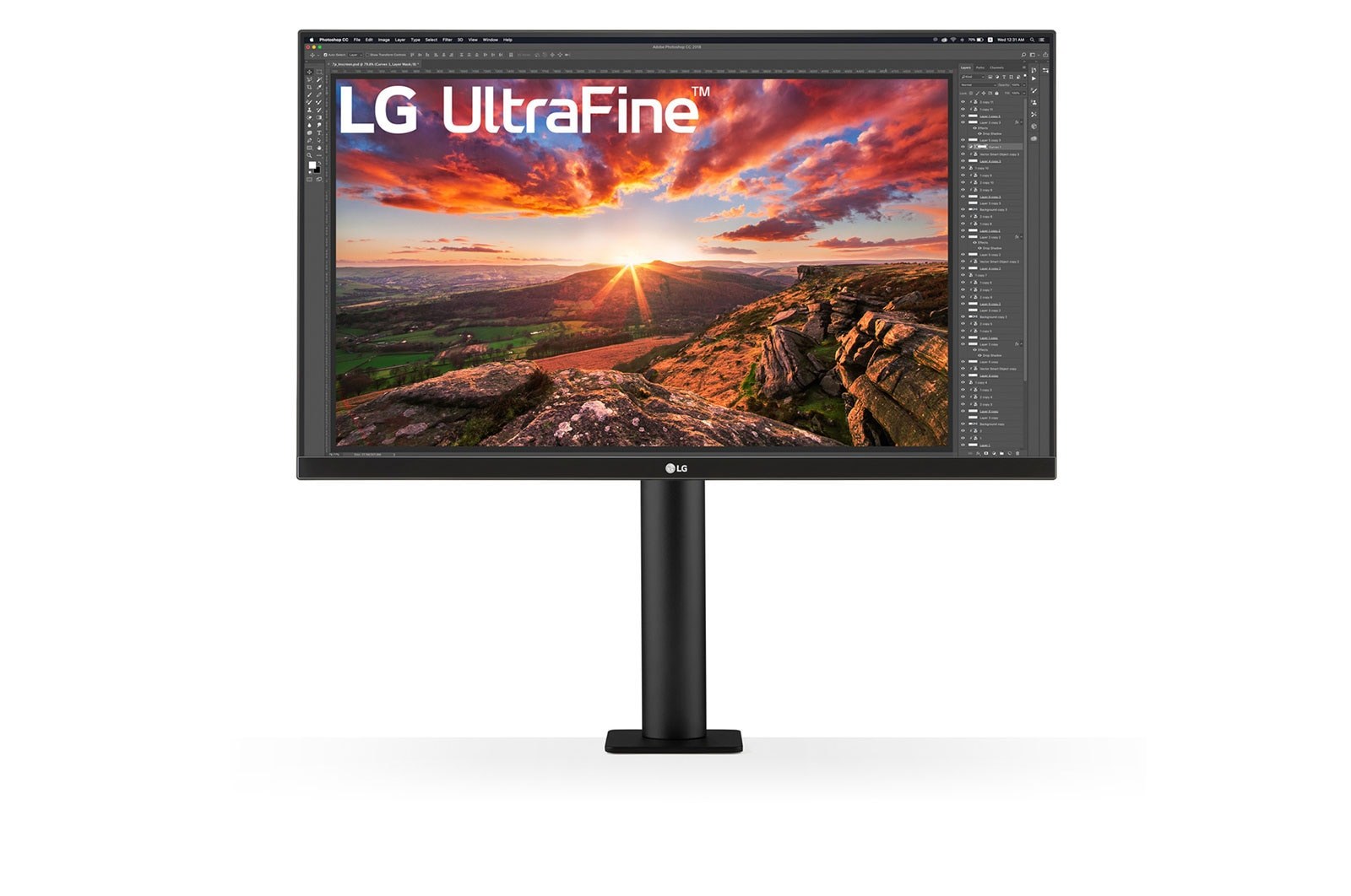 Monitor LG UltraFine Ergo, 27", 3840 x 2160, 4K Ultra HD, 60 Hz, i zi