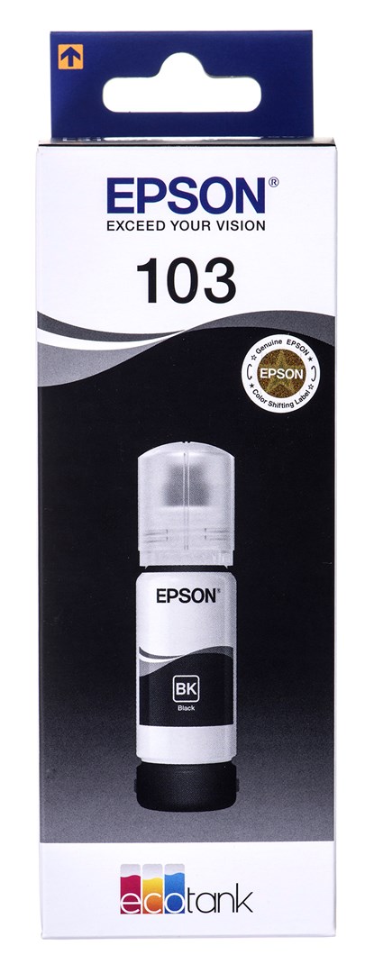Ngjyrë printeri Epson 103 EcoTank, 65ml, e zezë