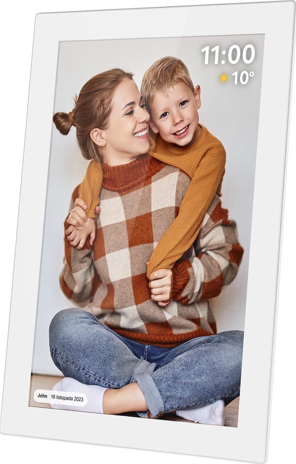 Kornizë dixhitale Kruger&amp;Matz FRAMEO, 10.1", Wi‑Fi, 16GB, e bardhë