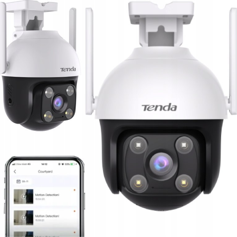 Kamerë sigurie Tenda RH7-WCA, 4MP 2560x1440, IP wireless, e bardhë