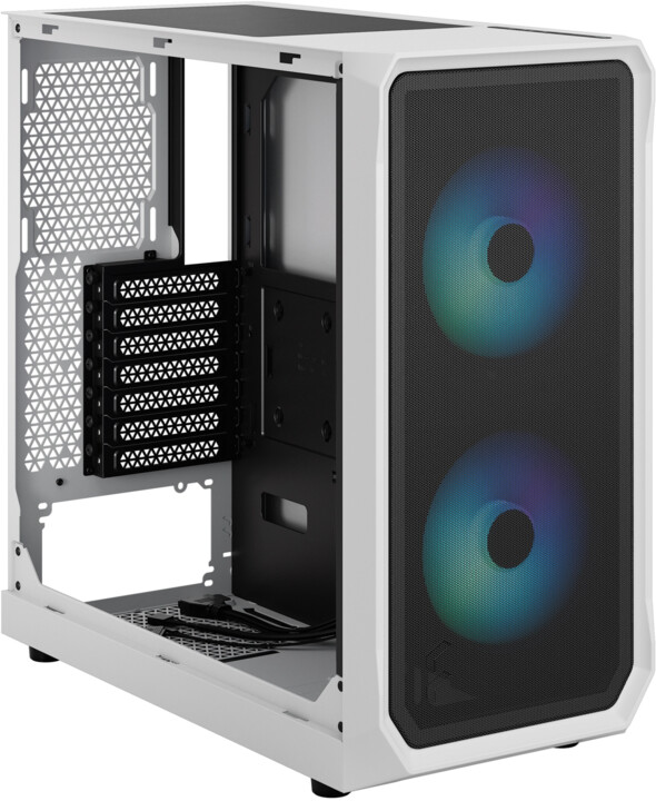 Куќиште Fractal Design Focus 2 RGB White TG Clear Tint