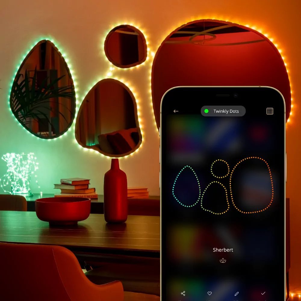 Drita Twinkly Twinkly Dots, 60 LED RGB