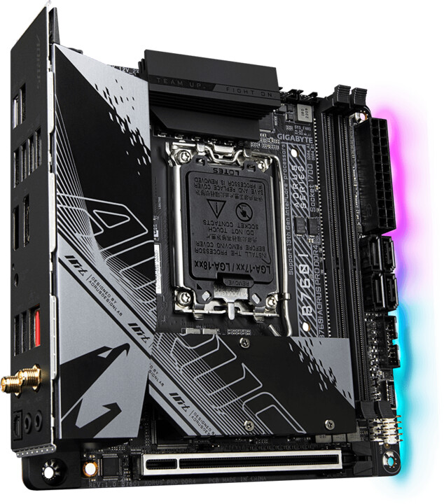 Pllakë amë GIGABYTE B760I AORUS PRO DDR4 - Intel B760