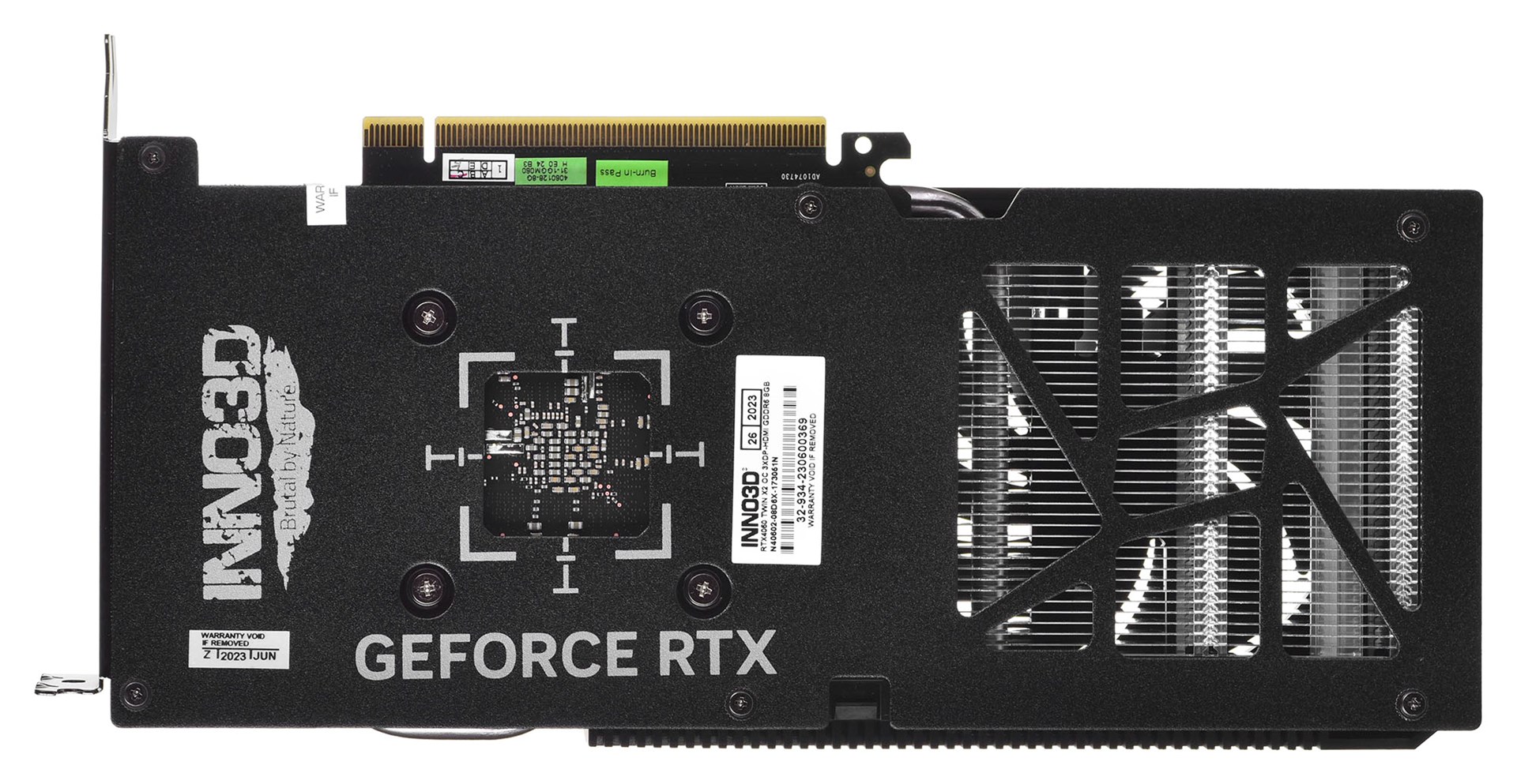 Kartelë grafike INNO3D GeForce RTX 4060 Twin X2, 8GB, e zezë