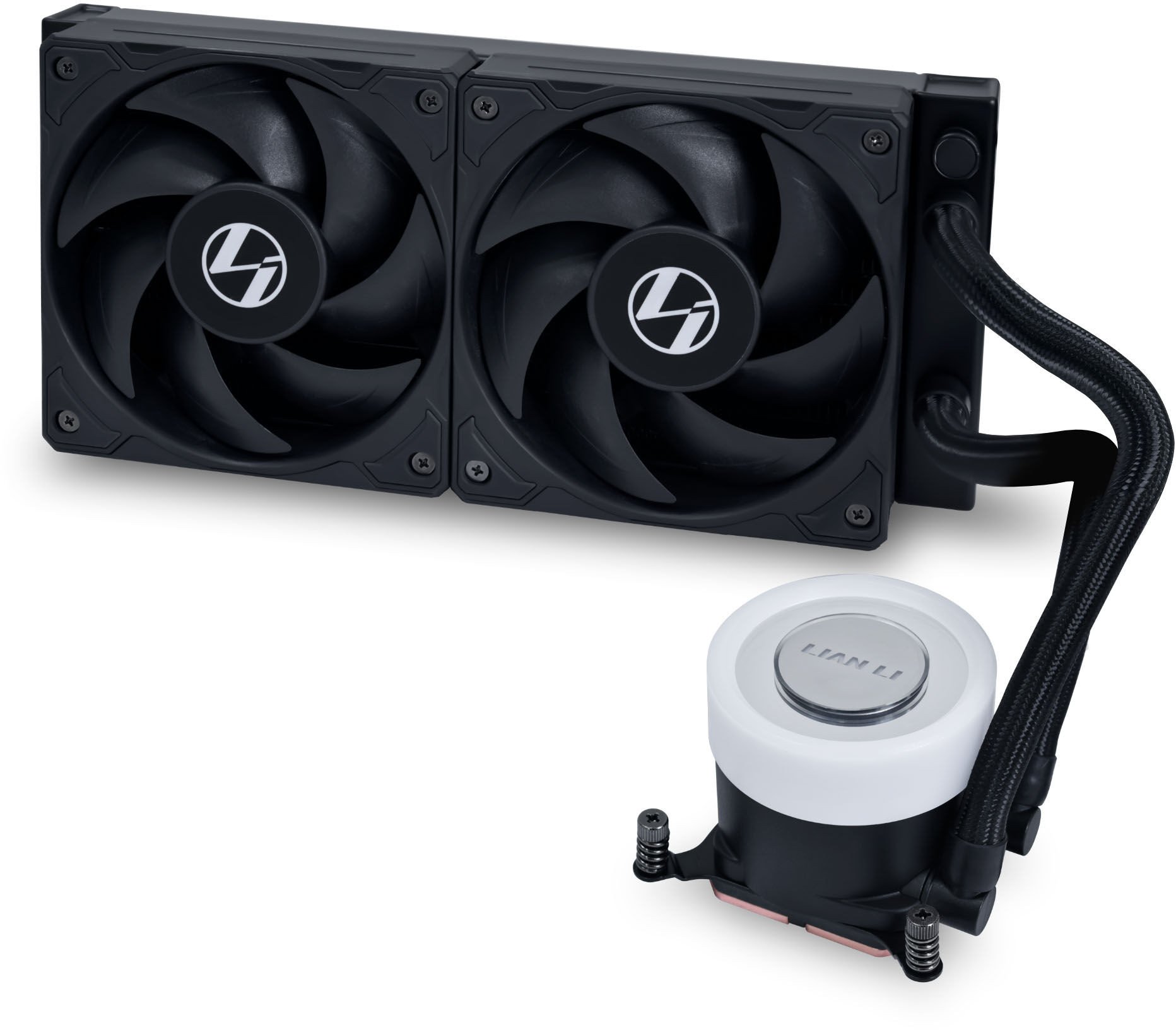 Ftohës uji CPU Lian Li Galahad II Lite Performance 240mm, AIO, RGB, i zi