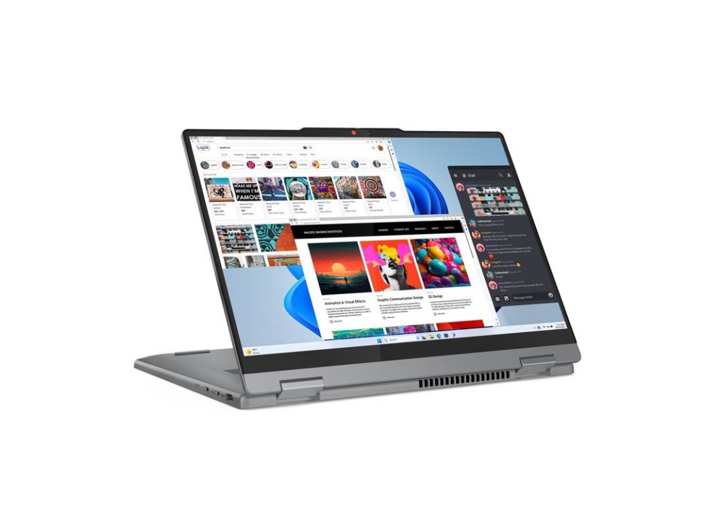 Laptop 2 në 1 Lenovo IdeaPad 5 14Q8X9, 14" OLED, Snapdragon X Plus 16GB 1TB SSD, gri