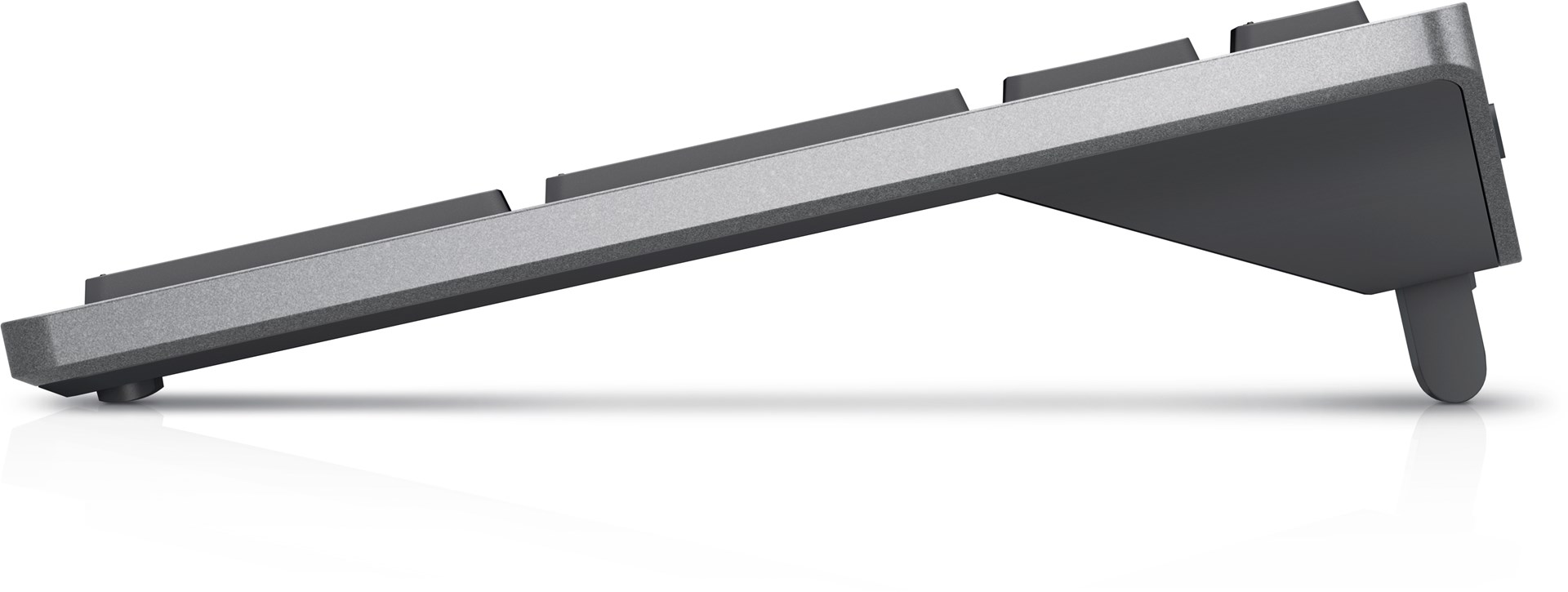 Tastierë Dell KB740, RF Wireless + Bluetooth, e zezë / e hirtë