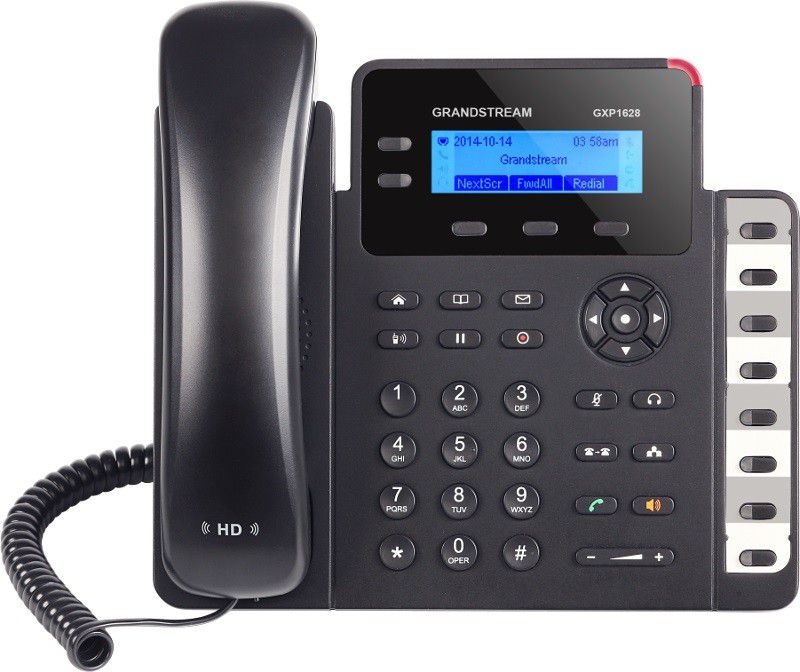 Telefoni IP Grandstream GXP1628, 2 linja, PoE, i zi