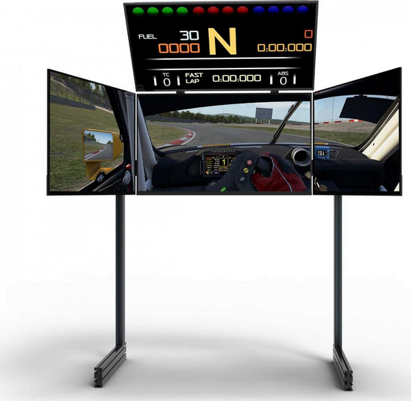 Mbajtëse për monitor Next Level Racing Elite Quad (NLR-E008), e zezë