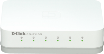 Switch D-Link GO-SW-5G, 5 porta, Ethernet Gigabit, i bardhë