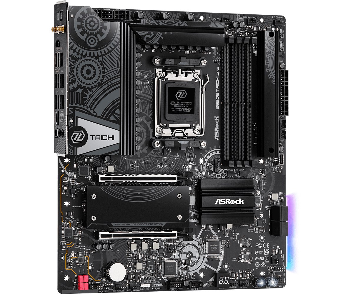 Матична плоча Asrock B650E Taichi Lite AMD B650 Socket AM5 Extended ATX